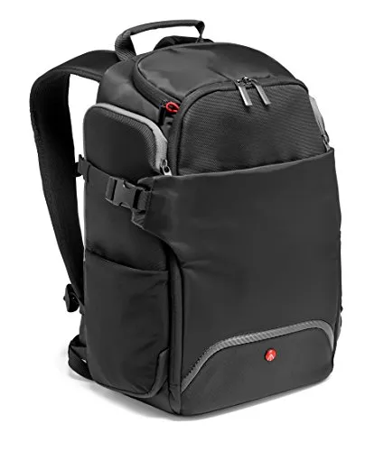 Manfrotto MB MA-BP-R - Zaino Rear backpack per fotocamera, laptop e per uso quotidiano, Nero