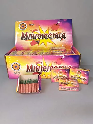 art fireworks allevi Petardo Mini cicciolo Botti Capodanno 200 Pezzi per Compleanni (5 scatole x40 Pezzi) Giochi pirici