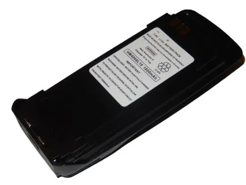 vhbw batteria compatibile con Motorola MOTOTRBO DGP6150+, DP3400, DP3401, DP3600 radio (1800mAh, 7,4V, Li-Ion) + clip