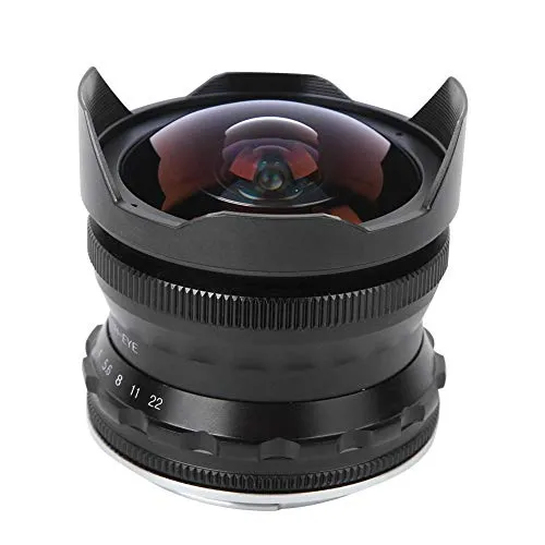 7.5mm F2.8 Obiettivo Fisheye, Obiettivo Fisheye in Vetro Ottico con Attacco Z Messa a Fuoco Manuale per Nikon Z6 Z7 Z50 Fotocamera Mirrorless(Nero)