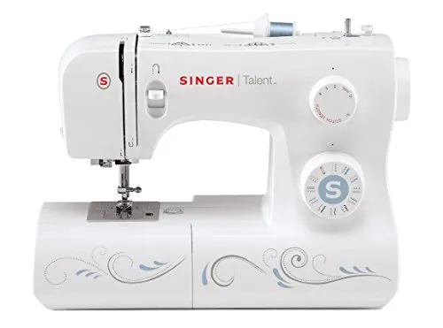 Singer Talent 3323 Sewing Machine, Bianco, 22x45x35 cm, Aluminium