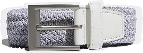 adidas Braided Stretch Belt Cintura, Bianco (Bianco/Gris Dp7427), (Taglia Produttore: L/XL) Uomo