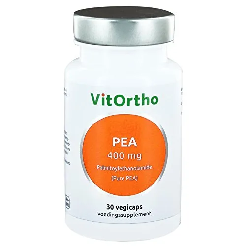 PEA 400 mg palmitoylethanolamide (Pure PEA) (30 vegicaps) - VitOrtho