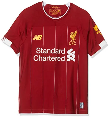 New Balance - Maglietta da bambino del Liverpool Fc 2019/20, in jersey, taglia S, Bambino, JT930000, Home, 158