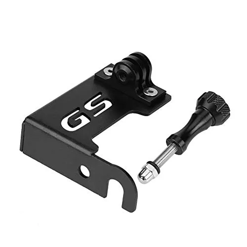 L Bracket Camera - Staffa for fotocamera anteriore sinistra moto compatibile con R1200GS LC R1200GS LC ADV (Colore : Black)