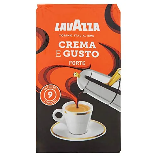 Lavazza Caffè Macinato Crema e Gusto Forte - 10 Confezioni da 250 gr [2.5 Kg]