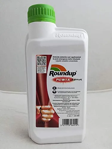 MONSANTO ROUNDUP Power 2.0 diserbante sistemico Glifosate acido 0,5 LITRI LIBERA VENDITA