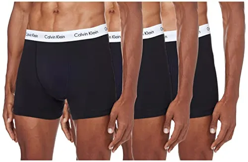 Calvin Klein Jeans 3p Trunk Boxer, Black, XL (Pacco da 3) Uomo