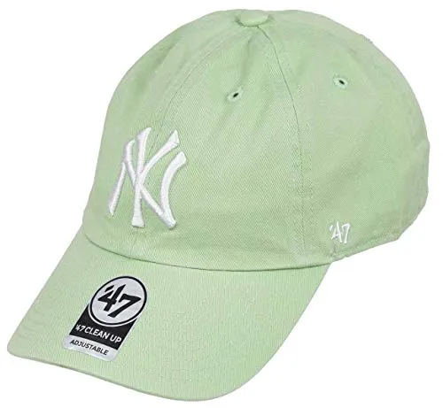 Cappellino  47 Brand – Mlb New York Yankees Clean Up Curved V Relax Fit verde formato: Regolabile