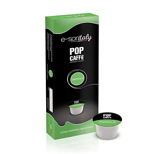100 CAPSULE POP CAFFE' E-SPRITALY COMPATIBILI CAFFITALY MISCELA 2 CREMOSO