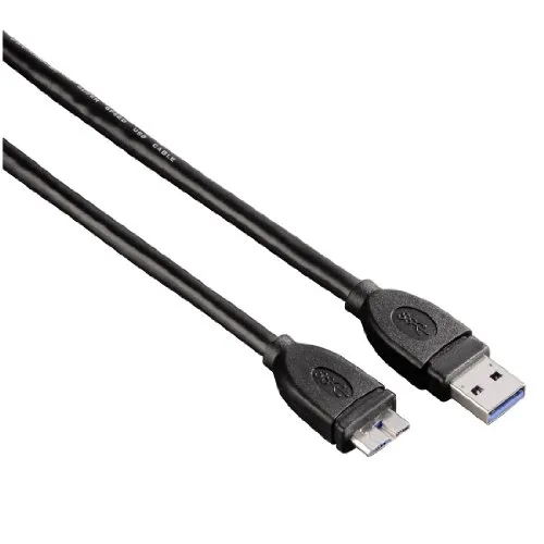 Hama 0.75m USB 3.0 A/USB 3.0 Micro B m/m cavo USB 0,75 m USB A Micro-USB B Nero
