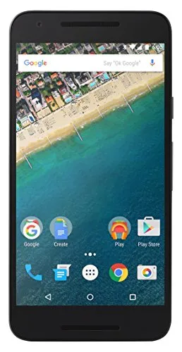 LG Nexus 5X Smartphone, Display Touch da 5,2" Full HD, 4G/LTE, 12.3 MP + 5 MP, 2 GB RAM, 16 GB Memoria Interna, Android 6.0, Carbon
