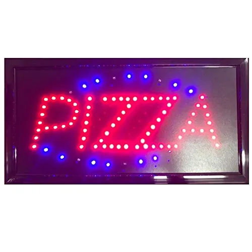 DOBO Pizza Insegna Luminosa LED con Presa EU