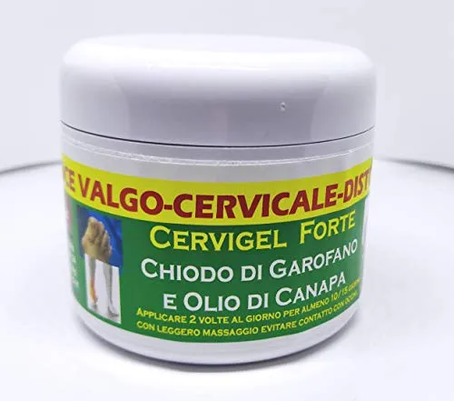 Smcosmetica Crema-gel Cervigel con Chiodi di Garofano, Mentolo e Olio di Canapa, 75 Ml