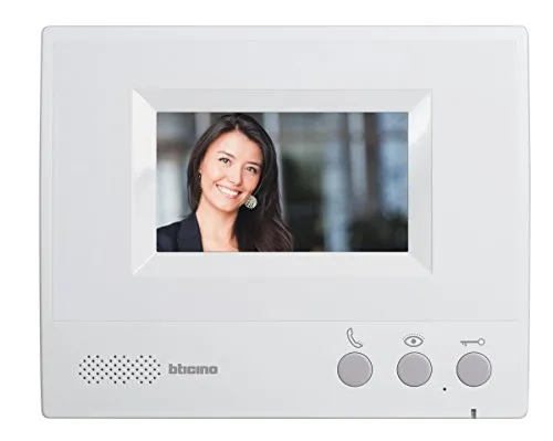 BTicino 330651 Videocitofono Vivavoce, Display da 4.3”, Grigio