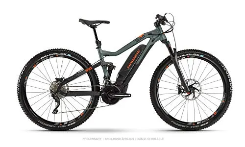 HAIBIKE Sduro Fullnine 8.0 Yamaha 500Wh 20v Nero/Verde Oliva Taglia 52 2019 (eMTB all Mountain)