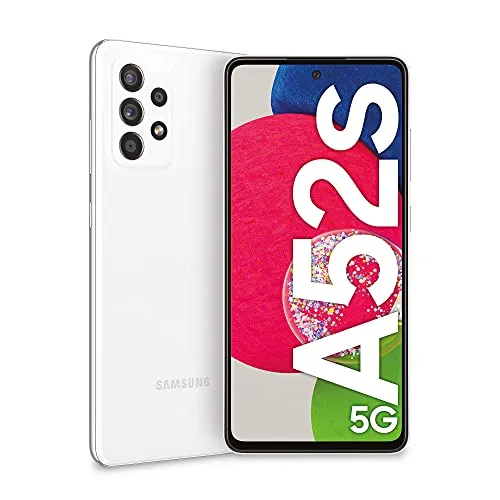 Samsung Galaxy A52s 5G Smartphone, 6GB RAM e 128GB di memoria interna espandibile, Awesome White