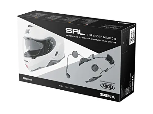 Sena SRL, Shoei Neotec II, microfono e cuffie, Bluetooth 4.1, Shoei Rider Link