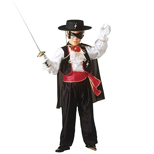 COSTUME VESTITO ABITO TRAVESTIMENTO CARNEVALE BAMBINO EROE BANDITO MASCHERATO