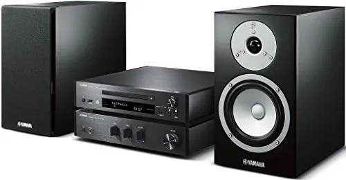 Yamaha MCR-N870D 140W Nero, Argento-Sistema audio a 2 Vie, 50-40000 Hz, nero/argento, corrente alternata, 3,5 mm, CD, CD-R e CD-RW)