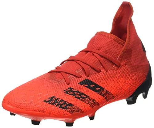 adidas Predator Freak .3 Fg, Scarpe da Calcio Uomo, Red Core Black Solar Red, 44 EU