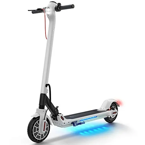 urbetter Monopattino Elettrico Adulti, con Controllo App & Interfaccia USB, Motore da 350W 25 Km di Autonomia, Pneumatici 8.5 Pollici ES2 Scooter Pieghevole Unisex Adulto (Bianca)