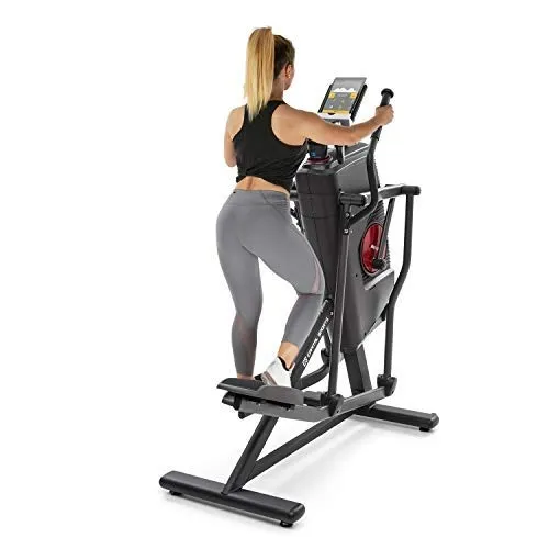 CAPITAL SPORTS Helix Stride - Ellittica, Cyclette, 6 in 1: Stepper/Climber/Bike/Runner/Air Walker/Ellittica, Allenamento ad Alta Efficienza, MagResist: Resistenza Magnetica a 32 Livelli, Nera