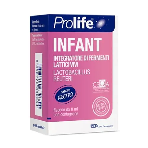 Prolife Infant Gocce per bambini 0-24 mesi con Lactobacillus Reuteri, 8 ml