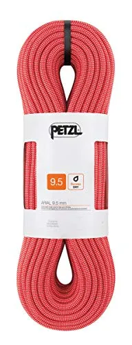 PETZL Arial 9,5 mm, Corda Unisex, Rosso, 60 m