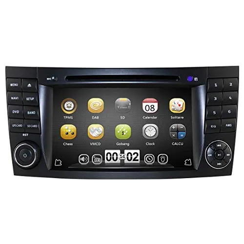 Auto GPS DVD USB SD Bluetooth autoradio 2 DIN navi per Mercedes-Benz E-Class W211(2002-2009) G-Class W463(2001-2008); CLK-Class W209 (2005-2006); CLS-Class W219 (2001-2011)