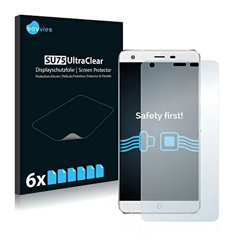 savvies 6-Pezzi Pellicola Protettiva Compatibile con Ulefone Power Protezione Schermo Trasparente
