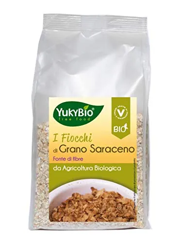 Yukybio cereali biologici Fiocchi di Grano Saraceno integrale 500g (1)