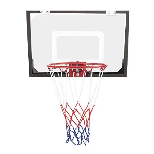 Canestro da Basket e tabellone da Basket Impact Tabellone da Basket e Bordo Combo Canestro da Pallacanestro Anello Rete da Parete Cesto Appeso per Esterno 45 cm