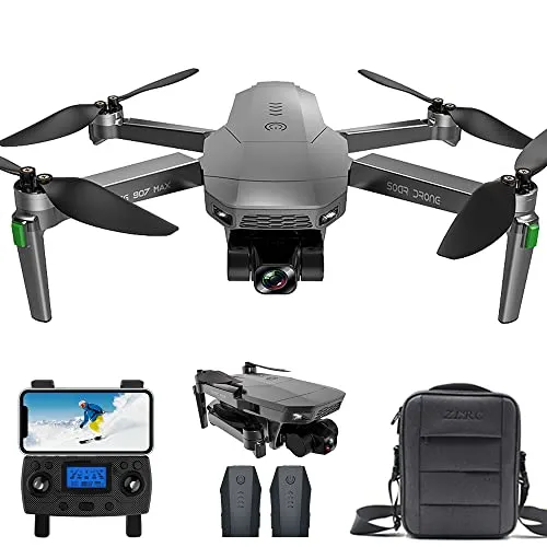X-Verse ZLL SG907 MAX Drone con Telecamera 4K, Gimbal a 3 Assi, Quadcopter RC con Motore Senza Spazzole, GPS WiFi FPV Trasmissione Droni (2 Batterie)