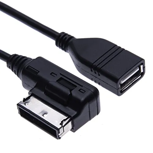 USB AMI MDI L’adattatore MP3 è Compatibile con il Modello di Autoradio Audi,Jetta, Golf, Passat, Tiguan, Touareg, Wagon, Skoda, Seat