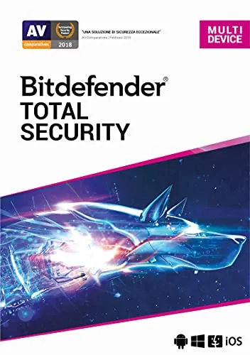 Bitdefender Total Security | 5 Dispositivo | 12 Mesi | PC/Mac/Mobile | Codice d'attivazione via email