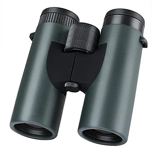 Binocolo Vortex 8-10x42, telescopio binocolo portatile e impermeabile con visione notturna in condizioni di scarsa illuminazione, obiettivo BAK4 Prism FMC HD Clear View per birdwatching, caccia,