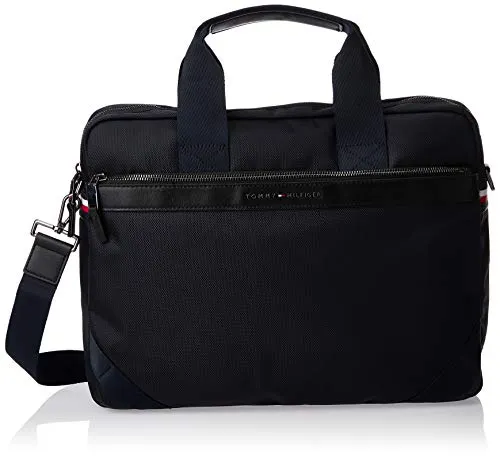 Tommy Hilfiger Elevated Nylon Computer Bag, Borse Uomo, Blu (Sky Captain), 1x1x1 centimeters (W x H x L)