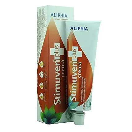 Aliphia Stimuven Plus Crema Antinfiammatoria per Vene Varicose e Problemi di Circolazione Venosa alle Gambe - 50 g