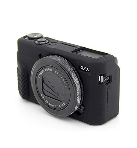 UKABEA custodia protettiva in silicone per fotocamera digitale Canon PowerShot G7X Mark II