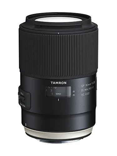 Tamron Obiettivo per Canon, 90mm F/2.8 VC, Nero