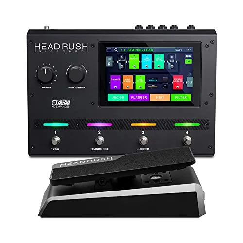 HeadRush Gigboard + Expression Pedal - Amplificatore Chitarra Elettrica con Processore di Modellazione Efetti + Pedale di Espressione