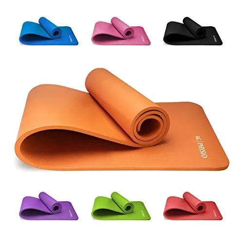 Tappetino Fitness Yoga Ginnastica Per Palestra Allenamento 180 X 60 cm Spessore 1 cm ultra morbido e resistente Materiale NBR