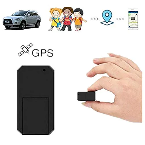 Mini GPS Tracker, Hangang GPS Portatile GPS per Auto Localizzatore in tempo reale Anti Loss Localizzatore GPS Spia con App gratuita GPS Bambini per Wallet Bags Kids(TK901)