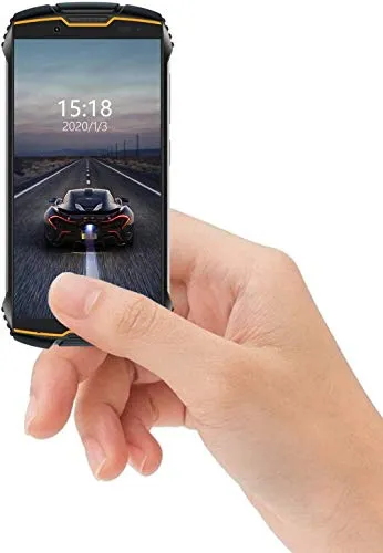 CUBOT King Kong Mini Rugged Smartphone 4 Pollici QHD Android 9 Quad Core 3GB 32GB Face ID 4G Portatile Cellulare per Bambini Anziani Viaggio Sports Arancio