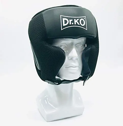 Dr. KO Caschetto Boxe MMA Pugilato Casco Kick Boxing Protezione Muay Thai Rinforzato con Faccia Bar L