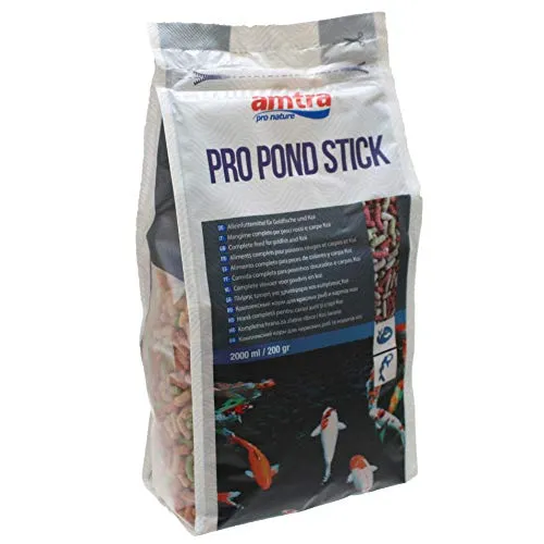 Amtra PRO Pond Stick - alimento per Pesci Rossi e Carpe Koi da laghetto in Stick, Formato 5000 ml