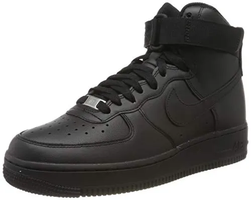 Nike Wmns Air Force 1 High, Scarpe da Fitness Donna, Nero (Black/Black/Black 013), 40 EU
