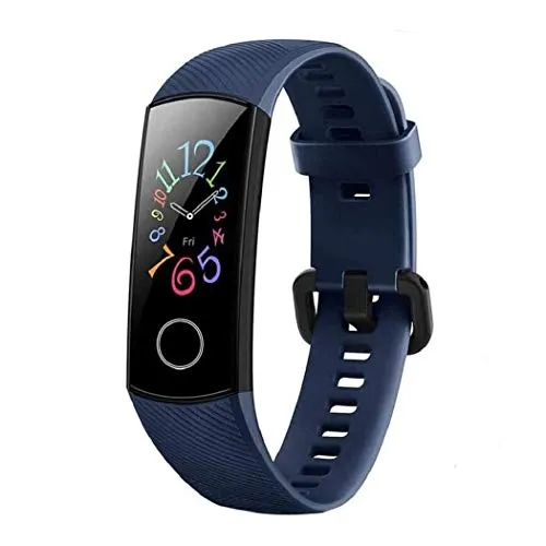 HONOR Band 5 Smart Watch, SpO2 (Saturazione di Ossigeno) e Cardiofrequenzimetro, Braccialetto per attività con Monitor del Sonno, Fitness Tracker Orologio per Uomo,Blu