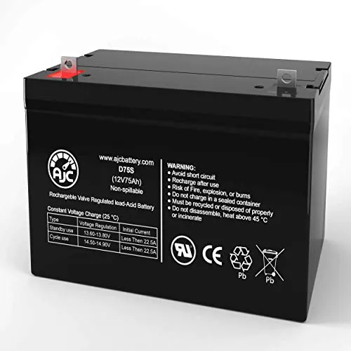 Batteria per Sigillata agli acidi di piombo Haze HZB12-80 12V 75Ah - Ricambio di marca AJC®